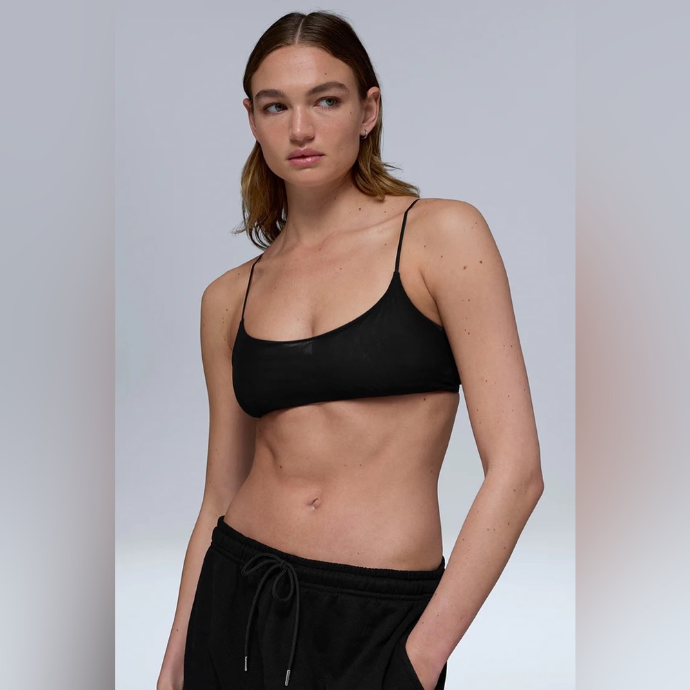 Alo Yoga Airmesh Venus Bralette | Black | Size M | NWOT